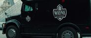 A Wayne Enterprises truck in Paris