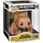 Black Adam on throne