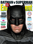 Variant cover of the March 2016 edition of American magazine Entertainment Weekly, featuring Batman