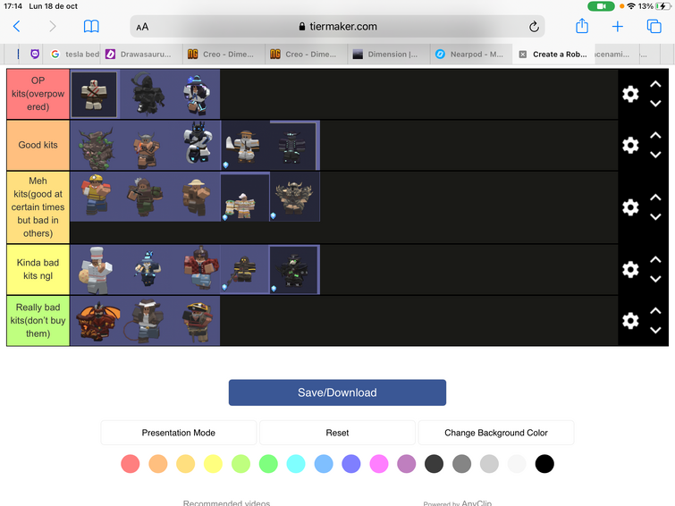 Bedwars Items tier list : r/RobloxBedwars