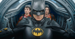 Wayne y los dos Allen en el Batwing