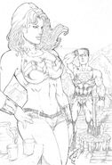 Wonder girl e superboy by jardelcruz-d35t8dh