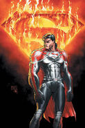 superman costume while history Godfall