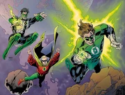 Kyle Rayner Alan Scott and Hal Jordan