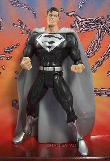 Superman Black Suit Adult Costume - Spirithalloween.com
