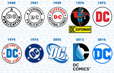 Dc comics logo evolution