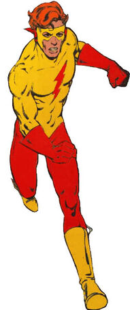 Wally como Kid Flash.