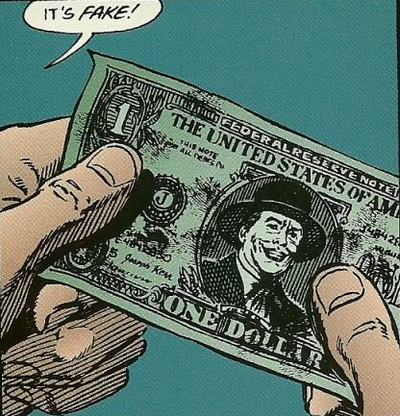 Joker fake dollar