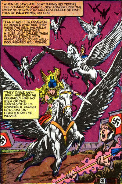 As  foram evocadas por Adolf Hitler com sua Lança do Destino.