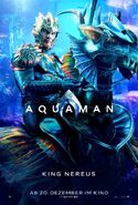 Aquaman Nereus deutsches Charakterposter