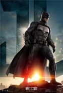 Justice League deutsches Batman Charakterposter