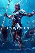 Aquaman Orm deutsches Charakterposter