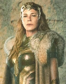 Hippolyta portrayed by Connie Nielsen in the DC Extended Universe.