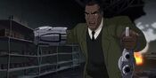 Silas Stone voiced by Carl Lumbly in Justice League: Gods and Monsters.