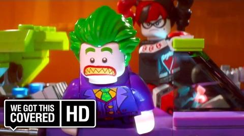 The LEGO Batman Movie "Batman Fights Joker" Clip HD Rosario Dawson, Ralph Fiennes, Will Arnett