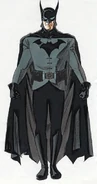 Concept art of the batsuit in the film