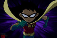 Robin voiced by Scott Menville in the TV series Teen Titans.