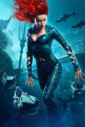 Mera portrayed by Amber Heard in the DC Extended Universe.