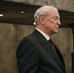 Michael Caine as Alfred Pennyworth in The Dark Knight.