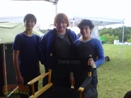 Youngclark.jpg (68 KB) Robert Gerdisch, Jack Foley and Dylan Sprayberry on set.