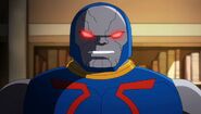 Darkseid voiced by Michael Ironside in Harley Quinn.