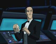 Alfred Pennyworth voiced by Alan Oppenheimer in the Superman/Batman film series.