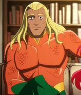 Aquaman voiced by Chris Diamantopoulos in Harley Quinn.