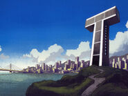 Titans Tower from the TV series Teen Titans.