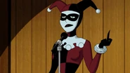 Harley Quinn voiced by Arleen Sorkin and Melissa Rauch in the DC Animated Universe.