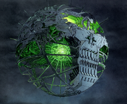 Brainiac's skull ship by Sylvain Despretz