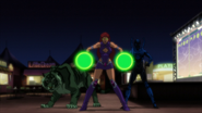 Starfire Beast Boy Blue Beetle JLvsTT