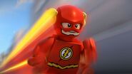 The Flash voiced by James Arnold Taylor in the LEGO DC Comics Super Heroes films.