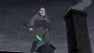 Green Arrow voiced by Robin Atkin Downes in the Batman: The Dark Knight Returns films.