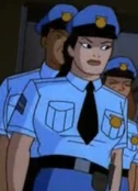 Renee Montoya voiced by Liane Schirmer in the DC Animated Universe.