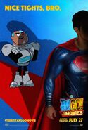 Teen Titans GO To The Movies character poster Cyborg