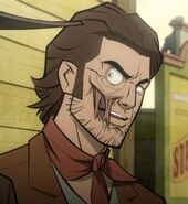 Jonah Hex voiced by Troy Baker in the Tomorrowverse films.