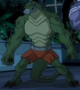 Killer Croc voiced by John DiMaggio in the Batman Unlimited film series.