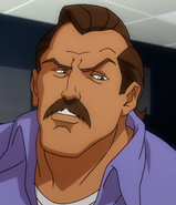 Steve Lombard voiced by Kevin Michael Richardson in All-Star Superman.