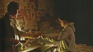 Jonathan gives Clark the House Of El crystal.
