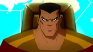 Ultraman an evil counterpart of Superman from an alternate earth, voiced by Brian Bloom in Justice League: Crisis on Two Earths.