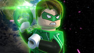 Green Lantern voiced by Josh Keaton in the LEGO DC Comics Super Heroes film series.