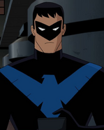 Nightwing voiced by Loren Lester in the DC Animated Universe.