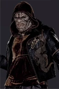 Killer Croc portrayed by Adewale Akinnuoye-Agbaje in the DC Extended Universe.