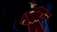 The Flash voiced by Michael Rosenbaum in the DC Animated Universe.