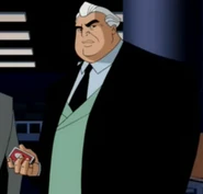 Rupert Thorne voiced by John Vernon in the DC Animated Universe.