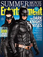 Batman & Catwoman Entertainment Weekly cover art.