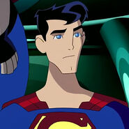 Superman voiced by Yuri Lowenthal in the TV series, Legion of Super Heroes.