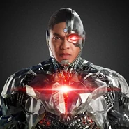 Cyborg portrayed by Ray Fisher in the DC Extended Universe.