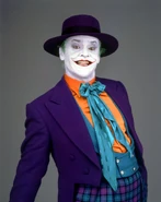 The Joker portrayed by Jack Nicholson in the Burton/Schumacher film series.