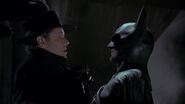 Batman confronts Jack Napier in Axis Chemicals.